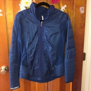 LuLu Lemon Blue Athletic Jacket